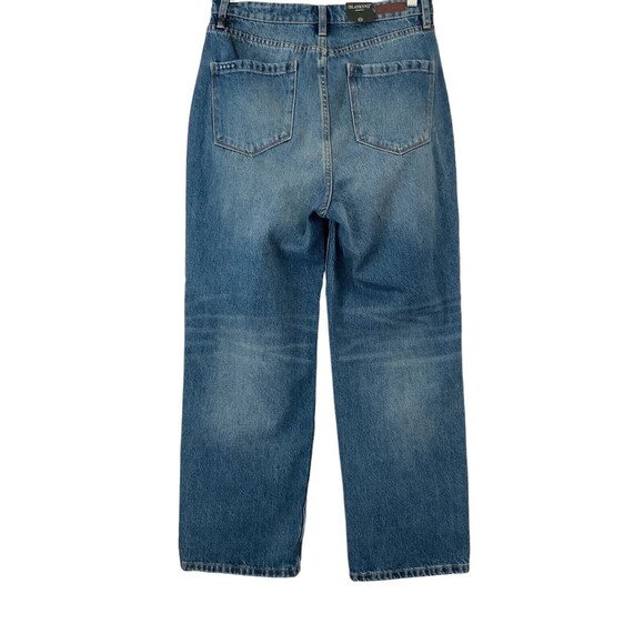 Blank NYC Jeans Size 29 Blue The V Front Baxter Fit Ribcage Straight Leg - Picture 2 of 10